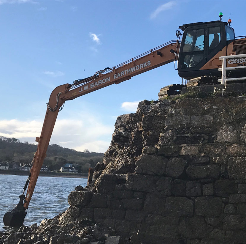 J. W. Baron Earthworks providing heavy plant Hire throughout the South West