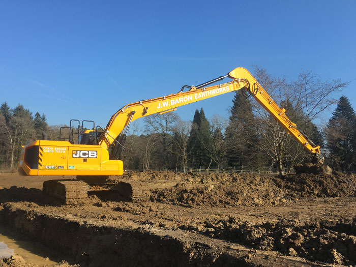 Long Reach Excavator Hire UK