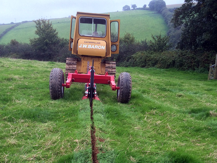 Artificial lake constructed for client in Devon
